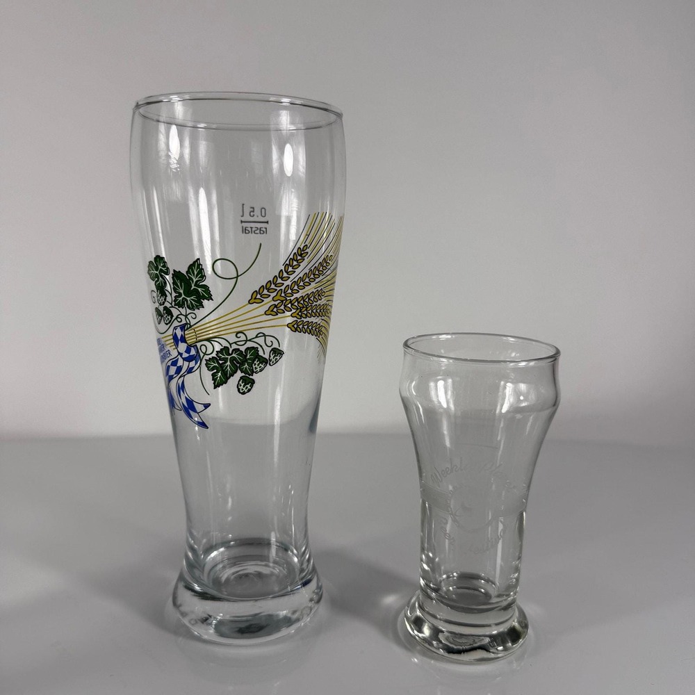 Vintage Rastal Bavaria 0.5L Wheat Beer Glasses Set of 6 - Picture 7 of 9